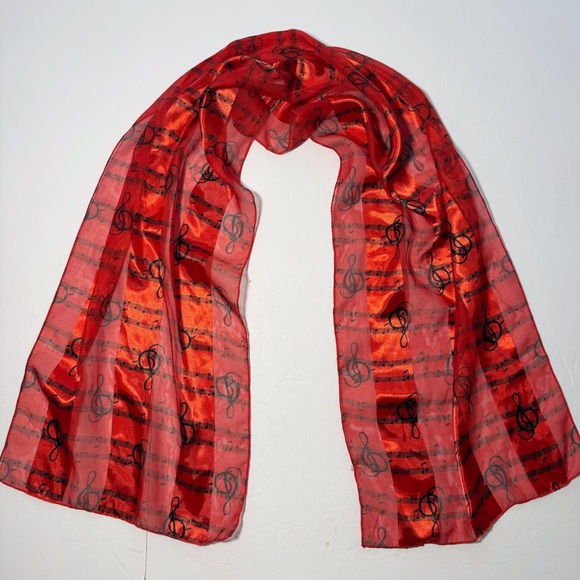 Sheet Music Scarf - Picture 2 of 5